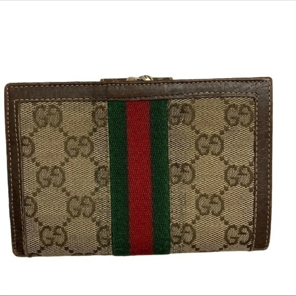 Gucci guaranteed authentic brown vintage wallet - Picture 5 of 13